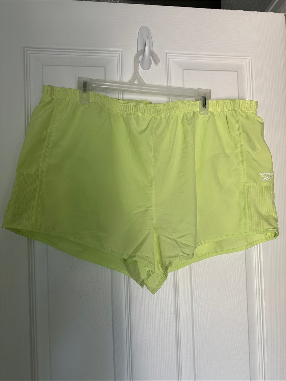 Reebok Neon Yellow Athletic Shorts